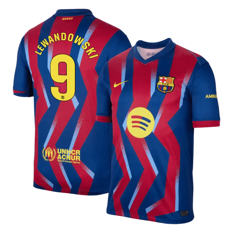 LEWANDOWSKI #9 Barcelona Fourth Away 'El Cl??sico' Jersey 2025/26