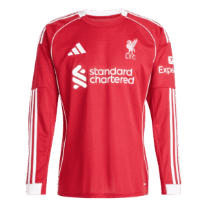Liverpool_Home_Long_Sleeve_Soccer_Jersey_2025_26-1.png Liverpool Home Long Sleeve Soccer Jersey 2025/26