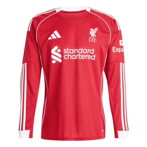 Liverpool_Home_Long_Sleeve_Soccer_Jersey_2025_26-1.png Liverpool Home Long Sleeve Soccer Jersey 2025/26