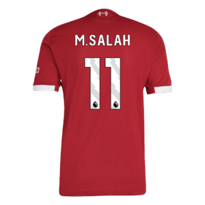 M.SALAH #11 Liverpool Home Player Version Soccer Jersey 2025/26