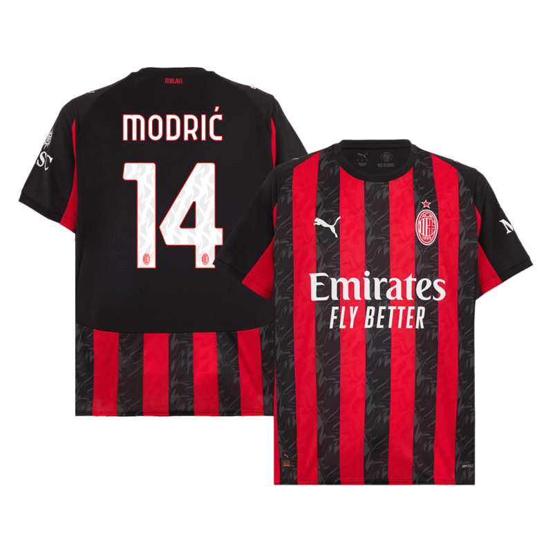 MODRI? #14 AC Milan Home Soccer Jersey 2025/26