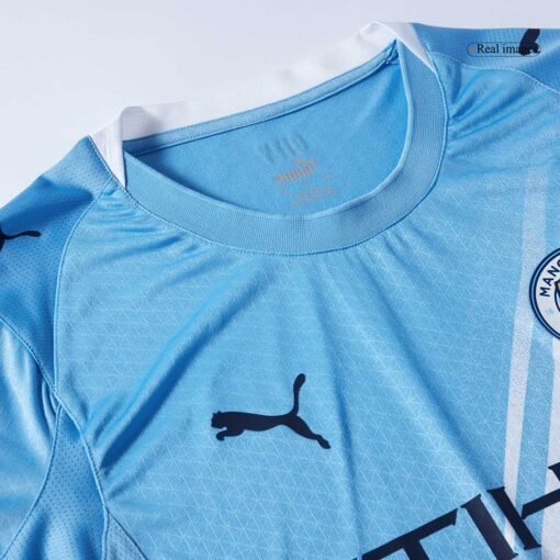 Manchester_City_Home_Player_Version_Soccer_Jersey_2025_26_Blue-4.jpg HAALAND #9 Manchester City Home Player Version Soccer Jersey 2025/26 Blue