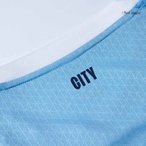 Manchester_City_Home_Player_Version_Soccer_Jersey_2025_26_Blue-7.jpg HAALAND #9 Manchester City Home Player Version Soccer Jersey 2025/26 Blue
