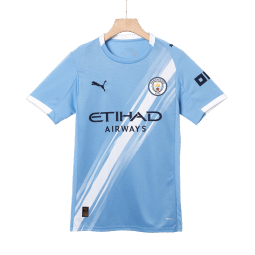 Manchester City Home Soccer Jersey Kit(Jersey+Shorts) 2025/26 Blue