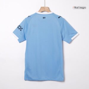 Manchester City Home Soccer Jersey Kit(Jersey+Shorts) 2025/26 Blue
