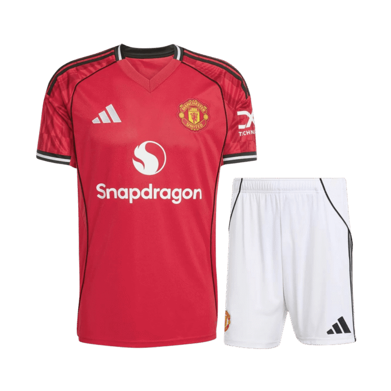 Manchester United Home Kit - Jersey+Shorts 2025/26