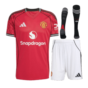 Manchester_United_Home_Kit.png Manchester United Home Full Kit - Jersey+Shorts+Socks 2025/26