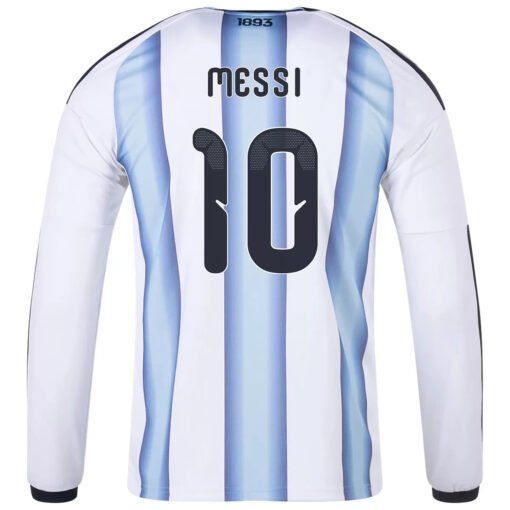 Messi_10_Argentina_Home_Long_Sleeve_Jersey_World_Cup_2026_2.jpg MESSI #10 Argentina Long Sleeve Home Football Jersey 2026 World Cup
