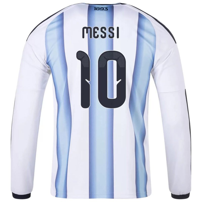 MESSI #10 Argentina Long Sleeve Home Football Jersey 2026 World Cup