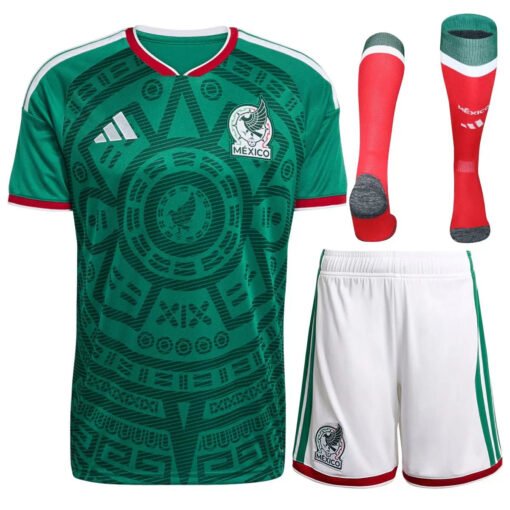 Mexico Home Full Soccer Jersey Kit 2026 World Cup