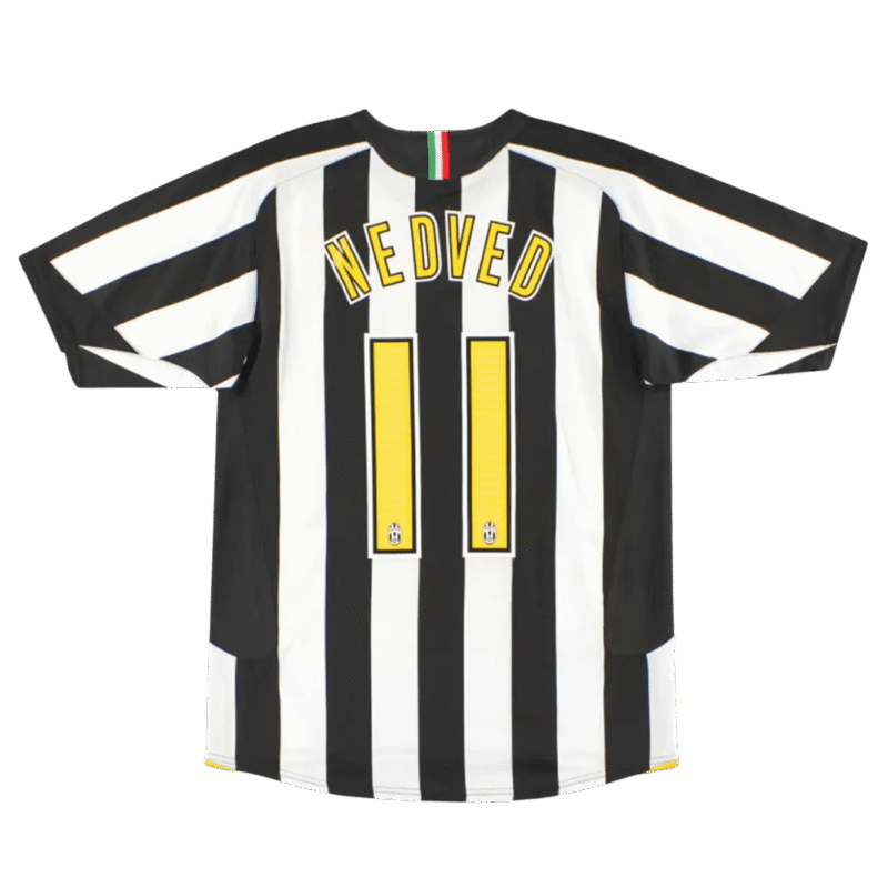 NEDVED #11 Juventus 2005/06 Retro Home Soccer Jersey
