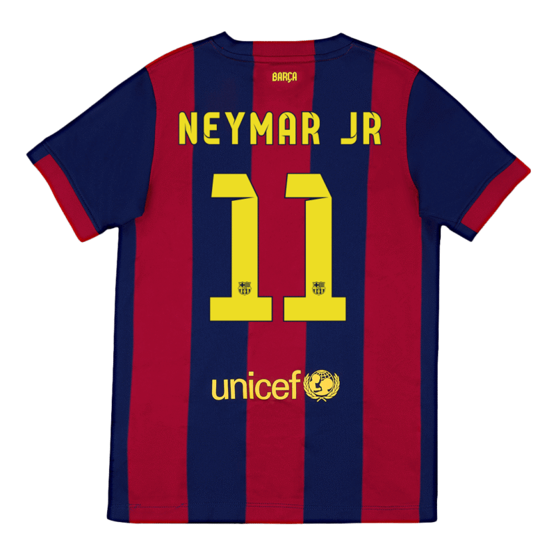 Barcelona NEYMAR JR #11 2014/15 Retro Home Soccer Jersey