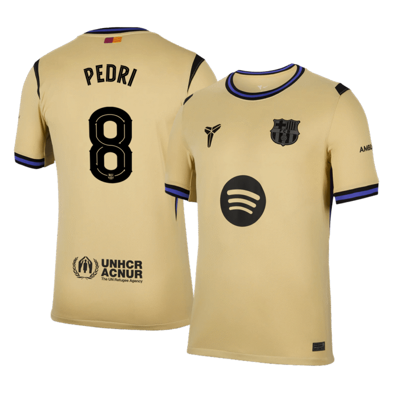 PEDRI #8 Barcelona Away Soccer Jersey 2025/26 - UCL