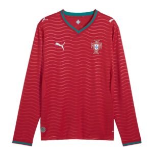 Portugal Home Long Sleeve Football Jersey 2026 World Cup