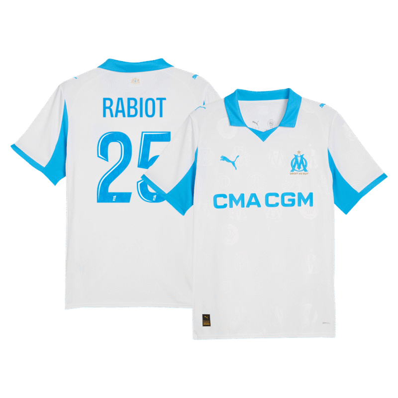 RABIOT25Marseille_2_1.png RABIOT #25 Marseille Home Soccer Jersey 2025/26