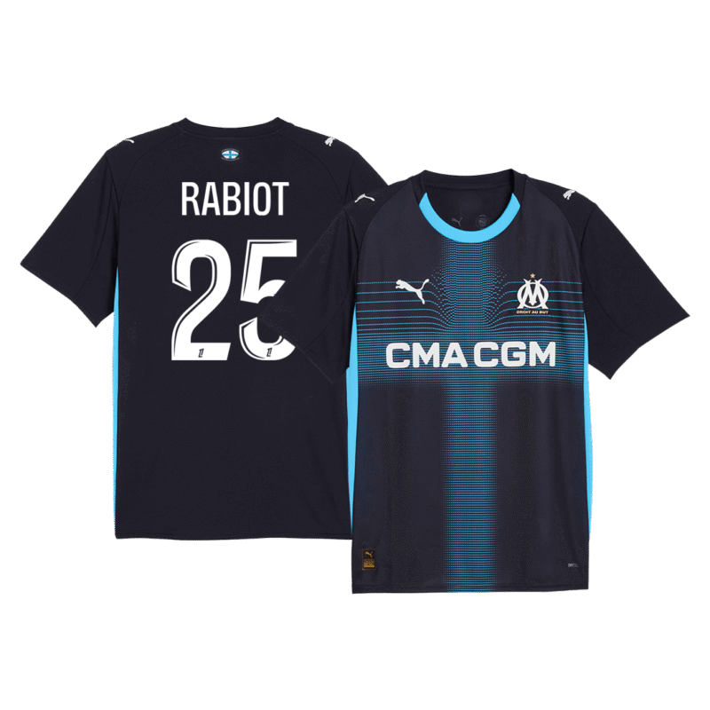 RABIOT_25_Marseille_3.png RABIOT #25 Marseille Away Soccer Jersey 2025/26