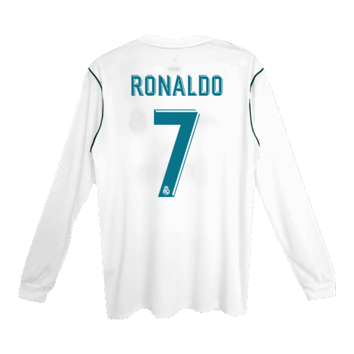 RONALDO_7_Real_Madrid_2017_18_Home_Long_Sleeve_Retro_Soccer_Jersey.png RONALDO #7 Real Madrid 2017/18 Home Long Sleeve Retro Soccer Jersey