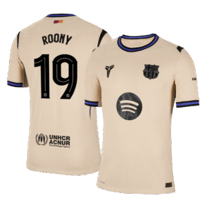 ROONY #19 Barcelona Away Player Version Soccer Jersey 2025/26 - UCL