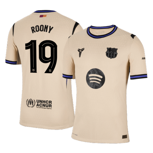 ROONY #19 Barcelona Away Player Version Soccer Jersey 2025/26 - UCL