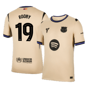 ROONY #19 Barcelona Away Soccer Jersey 2025/26 - UCL