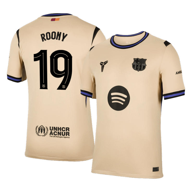 ROONY #19 Barcelona Away Soccer Jersey 2025/26 - UCL