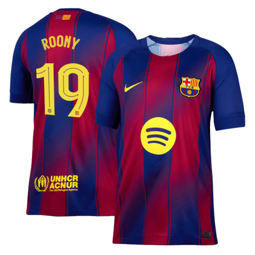 ROONY #19 Barcelona Home Soccer Jersey 2025/26 - UCL