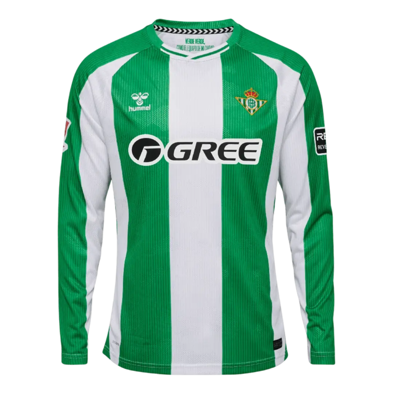 RealBetisHomeLongSleeveJersey202526_1.png Real Betis Home Soccer Jersey 2025/26 Long Sleeve