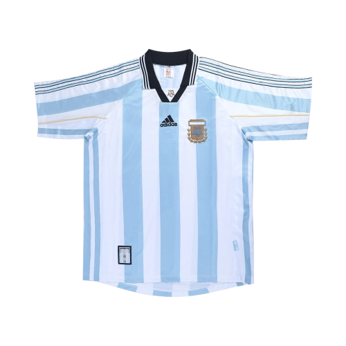 Argentina 1998 Home Retro Football Jersey