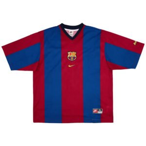 Retro Barcelona 1998/99 Home Soccer Jersey