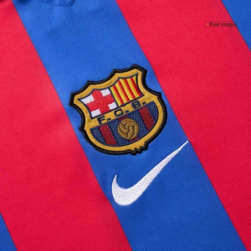 Retro Barcelona 2001/02 Home Soccer Jersey