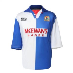 RetroBlackburnRoversHomeJersey199495_5.jpg Retro Blackburn Rovers Home Soccer Jersey 1994/95