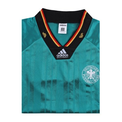V?ller #9 Retro Germany Away Football Jersey Euro Cup 1992