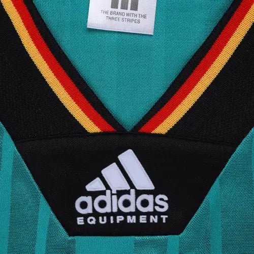 V?ller #9 Retro Germany Away Football Jersey Euro Cup 1992