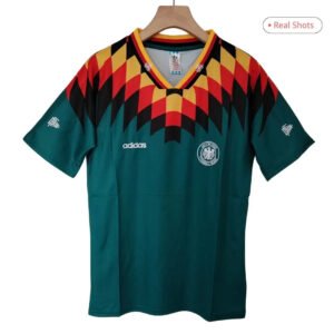 V?ller #13 Retro Germany Away Football Jersey World Cup 1994