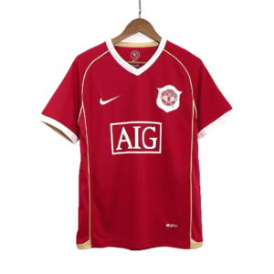 Carrick #16 Manchester United 2006/07 Home Retro Soccer Jersey