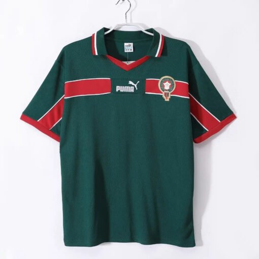RetroMoroccoHomeJerseyWorldCup1998_1.jpg Retro Morocco 1998 Home Soccer Jersey