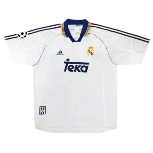 Real Madrid 1998/00 Home Retro Soccer Jersey