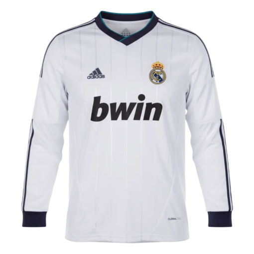 RetroSoccerJerseyRealMadridHomeLongSleeve201213_2__1.png Real Madrid 2012/13 Home Long Sleeve Retro Soccer Jersey