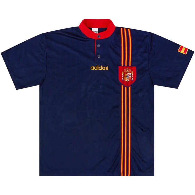 Spain 1996 Away Retro Football Jersey