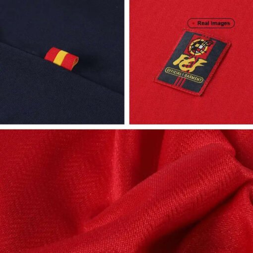 RetroSpainHomeJerseyWorldCup1998_6.jpg RAÚL #10 Spain 1998 Home Retro Football Jersey