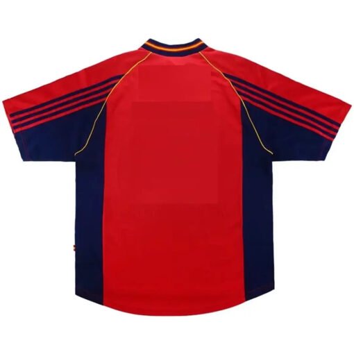 Spain 1998 Home Retro Football Jersey
