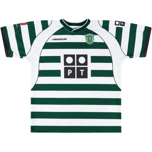 C.RONALDO #28 Sporting CP 2001/03 Home Retro Soccer Jersey