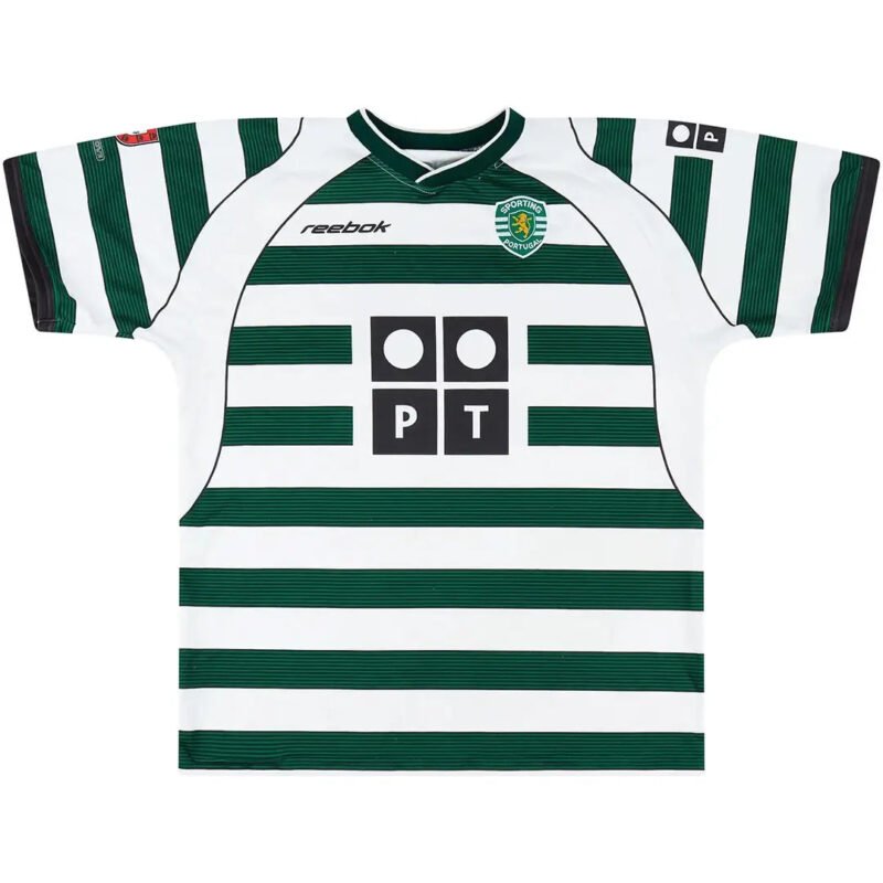 RetroSportingLisbonHomeJersey200203.jpg Sporting CP 2001/03 Home Retro Soccer Jersey