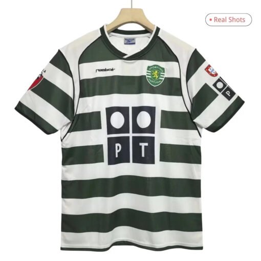 RetroSportingLisbonHomeJersey200203_1.jpg Sporting CP 2001/03 Home Retro Soccer Jersey
