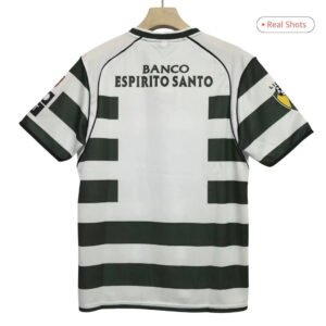 RetroSportingLisbonHomeJersey200203_2.jpg Sporting CP 2001/03 Home Retro Soccer Jersey