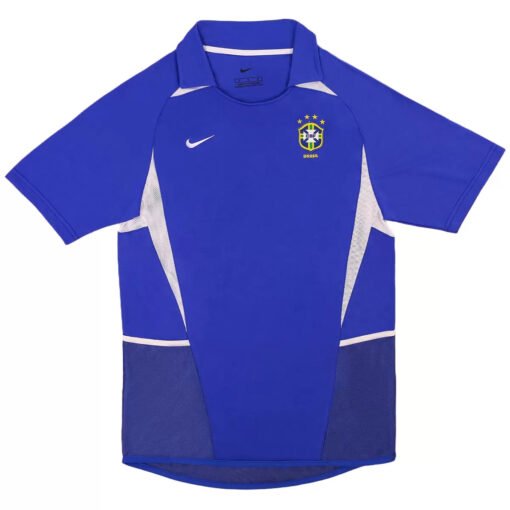 Retro_Brazil_Away_Jersey_World_Cup_2002_2.jpg Brazil 2002 Away Retro Football Jersey