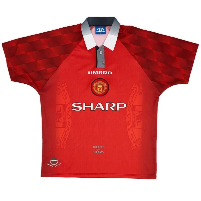 Retro_Manchester_United_Home_Jersey_199698_1.jpg Manchester United 1996/98 Home Retro Soccer Jersey