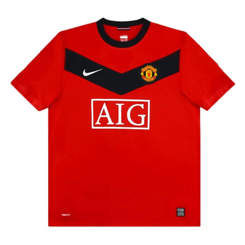 Retro_Manchester_United_Home_Jersey_200910_1.jpg Manchester United 2009/10 Home Retro Soccer Jersey