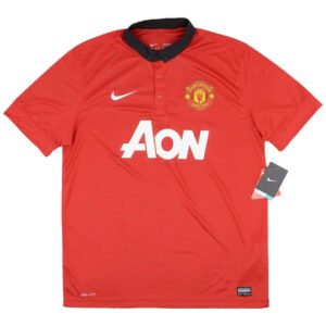 Retro_Manchester_United_Home_Jersey_201314_1.jpg Manchester United 2013/14 Home Retro Soccer Jersey