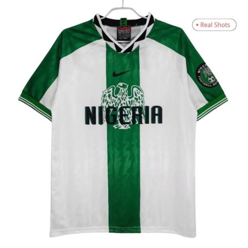 Okocha #10 Retro Nigeria Away Football Jersey 1996